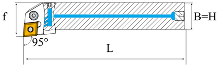 Außendrehmeißel PDJNR 2020K 15
